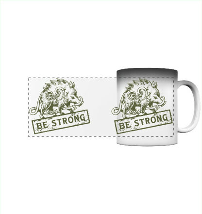 Be strong - keltisches Wildschwein - Magic Mug